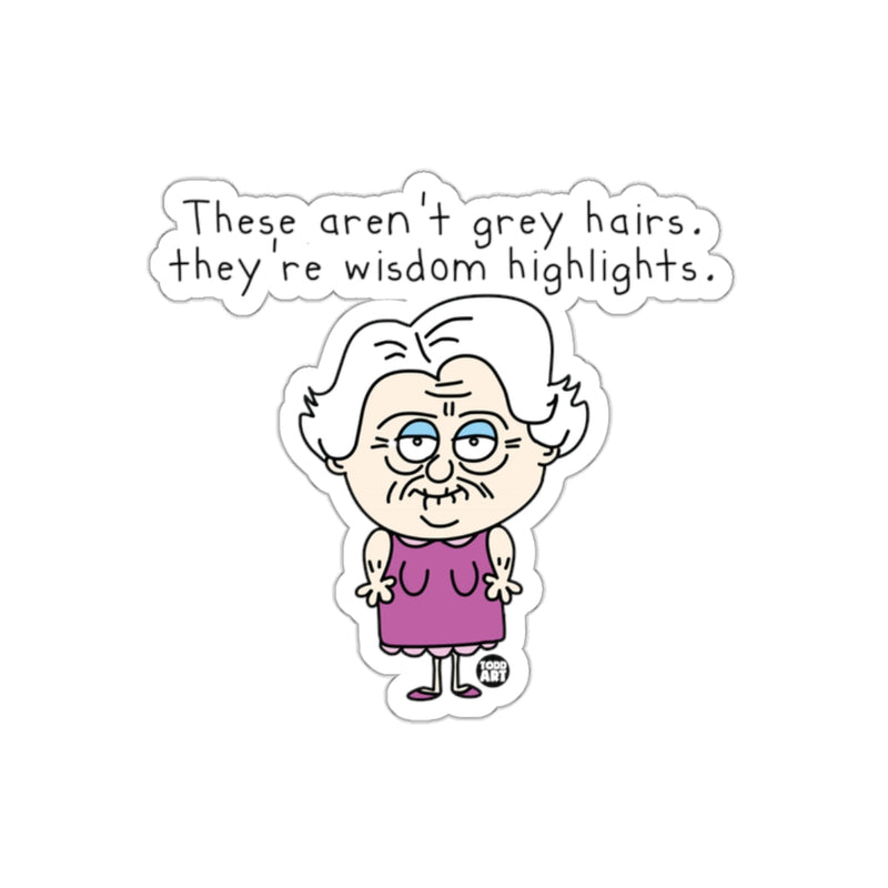 Load image into Gallery viewer, Funny Wisdom Highlights Sticker for Elderly Humor
