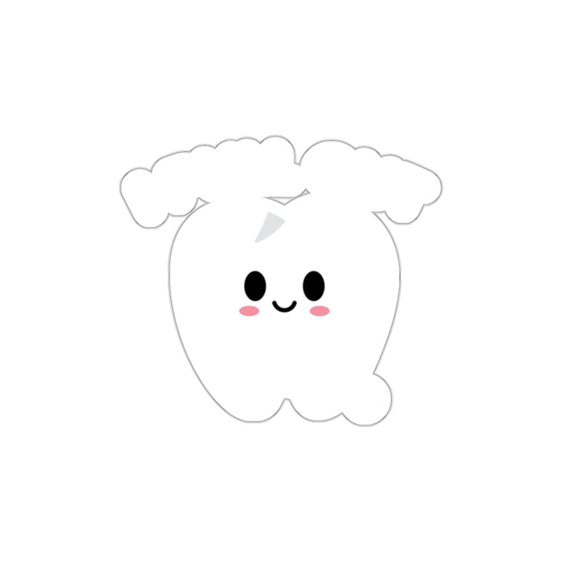 Load image into Gallery viewer, Smiling Cute Tooth Character with Blush Sticker
