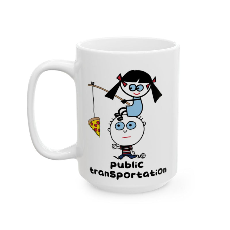 Load image into Gallery viewer, Humorous Public Transportation Cartoon Mug

