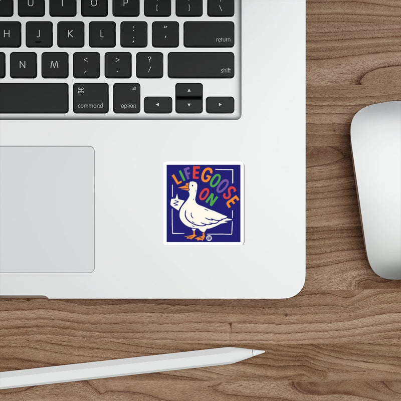 Load image into Gallery viewer, Lifegoose On Goose Graphic Colorful Sticker
