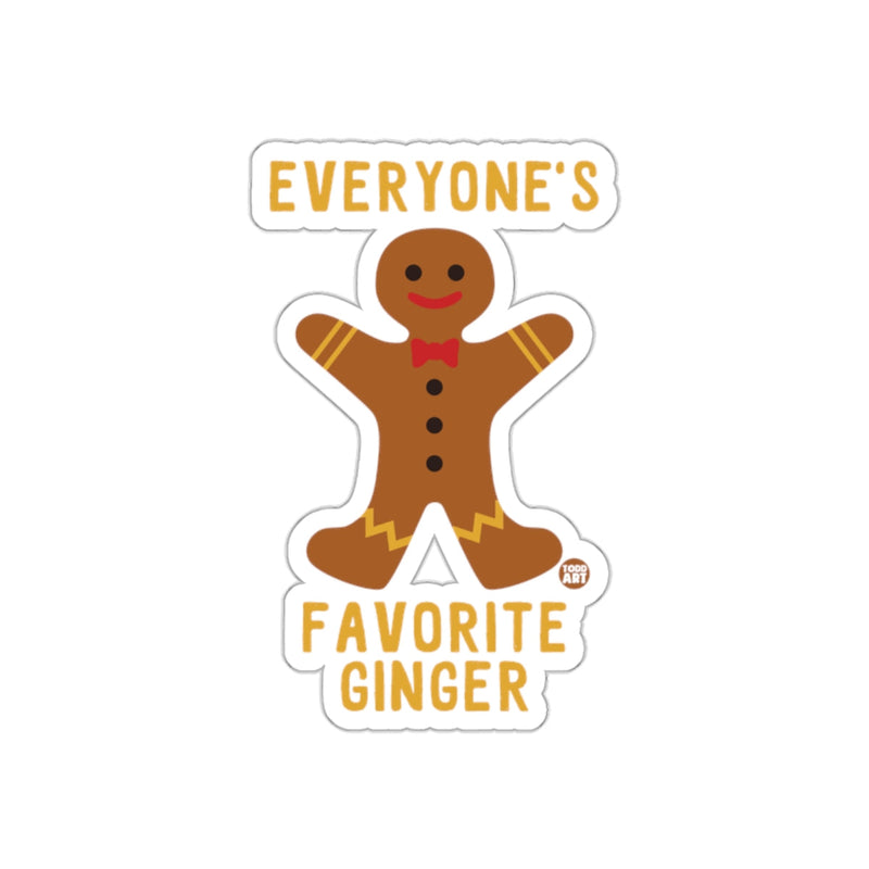 Load image into Gallery viewer, Everyone's Favorite Ginger Funny Gingerbread Sticker
