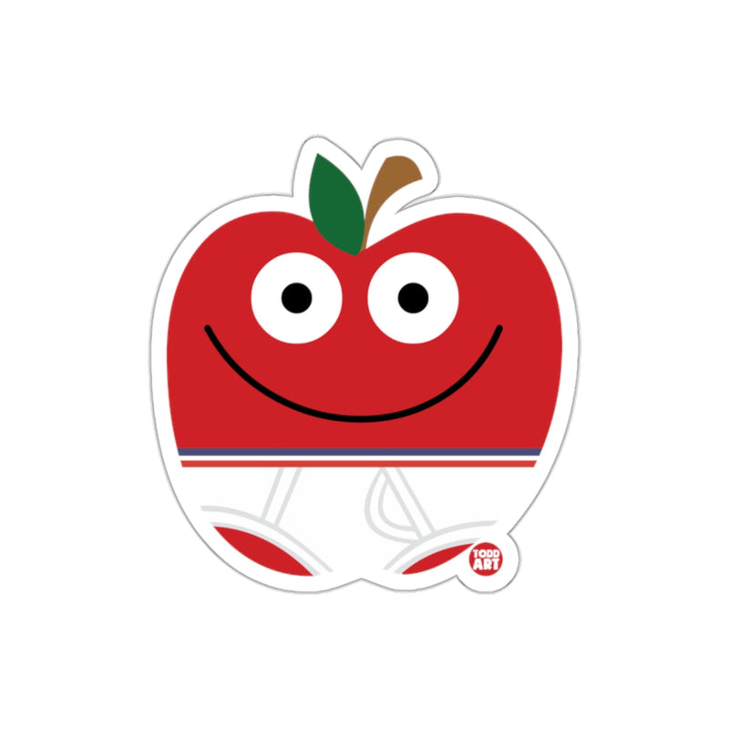 Load image into Gallery viewer, Cute Smiling Red Apple Art Sticker for Kids and Adults
