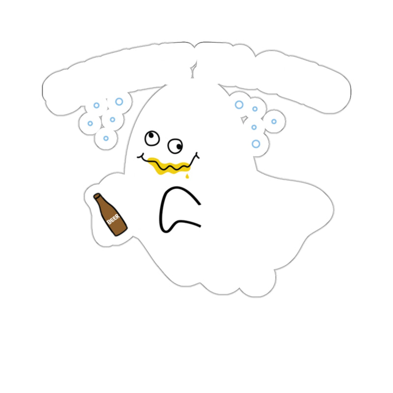 Load image into Gallery viewer, Happy Drunk Ghost Character Beer Bottle Funny 
