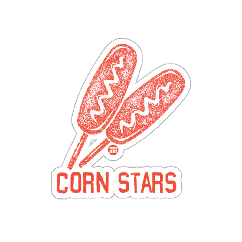 Load image into Gallery viewer, Corn Stars Design Retro Illustration Sticker

