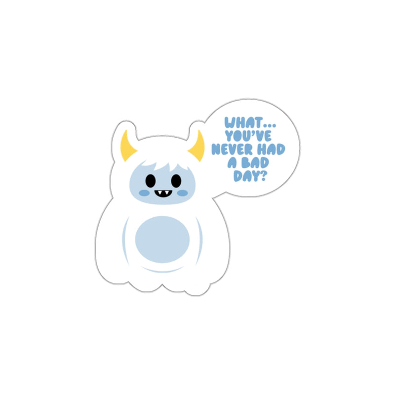 Load image into Gallery viewer, Cute Yeti Cartoon With Motivational Quote Sticker
