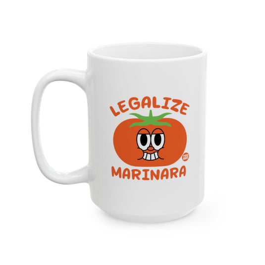 Legalize Marinara Funny Tomato Mug