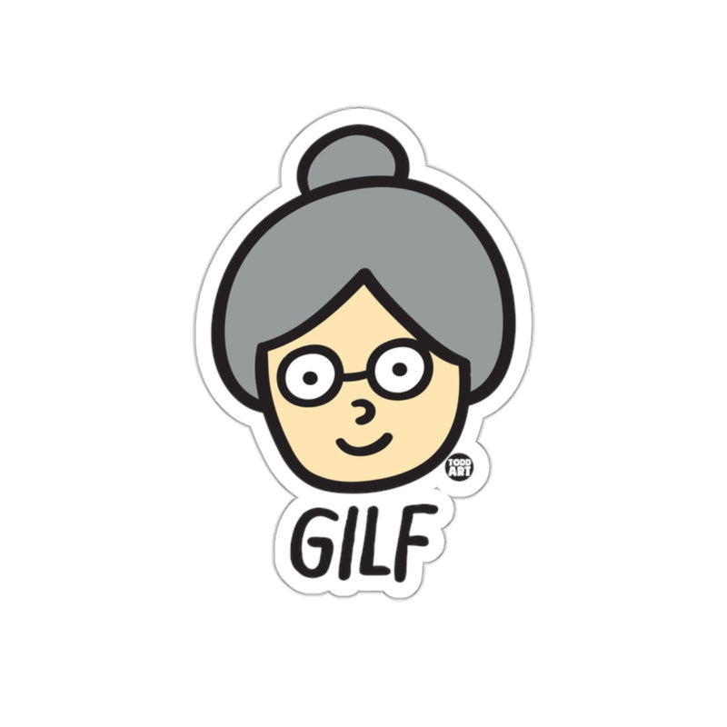 Load image into Gallery viewer, Cute Grandmother Cartoon GILF Graphic Sticker
