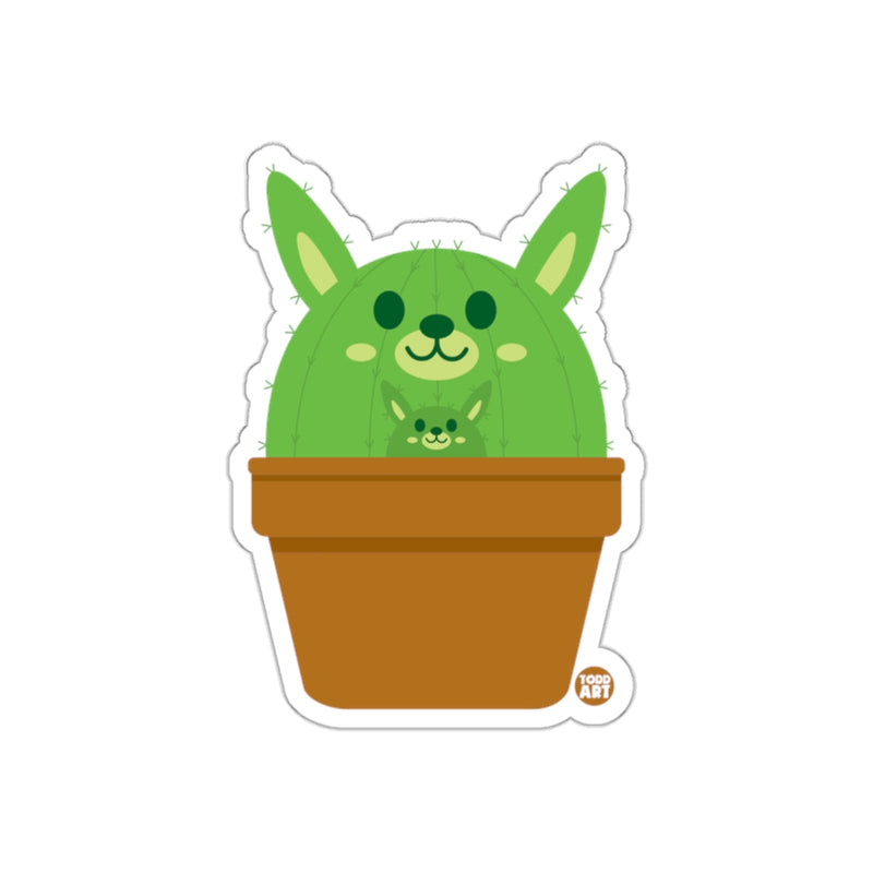 Load image into Gallery viewer, Cute Cactus Parent and Child in Pot Sticker
