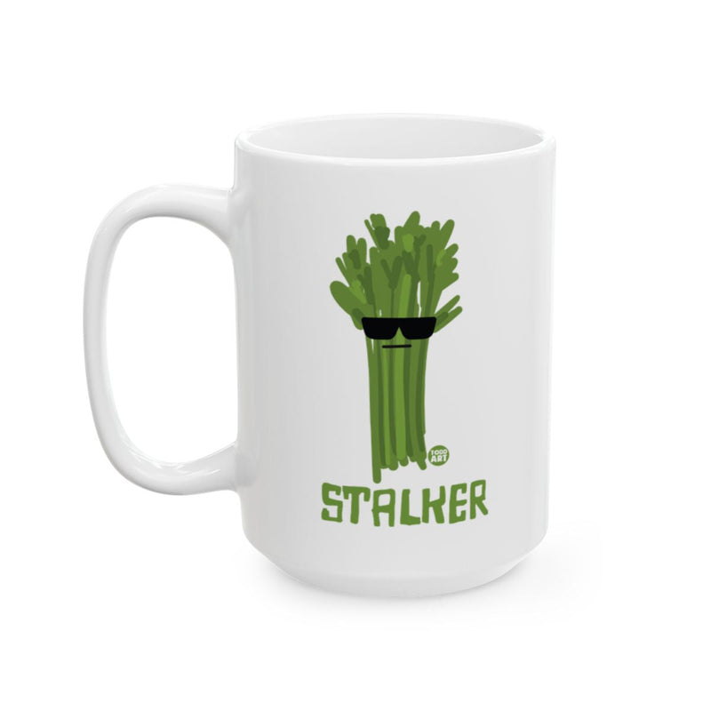 Load image into Gallery viewer, Funny Stalker Asparagus with Sunglasses Mug Product
