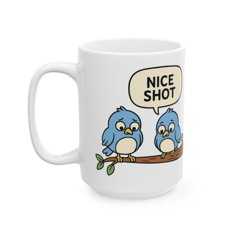Load image into Gallery viewer, Cute Blue Birds Cartoon Nice Shot Ceramic Mug
