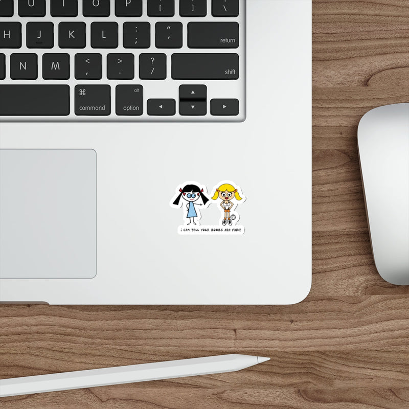 Load image into Gallery viewer, Funny Girls Cartoon Sketch Laptop Sticker Decor Accessory
