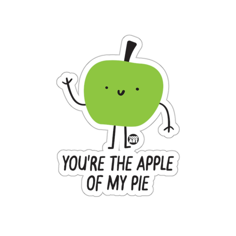 Load image into Gallery viewer, You're The Apple Of My Pie Cartoon Sticker
