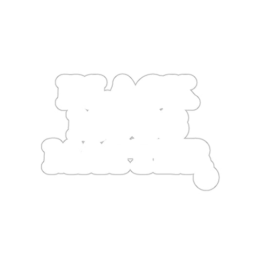 BLACK KIDS MATTER White Cutout Car Sticker
