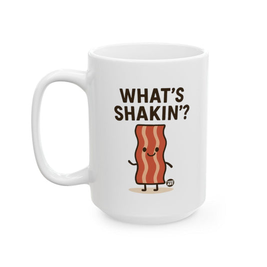What's Shakin Bacon Print Coffee Mug
