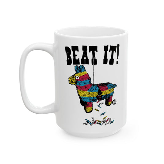 Beat It Colorful Pi√±ata Inspired Mug