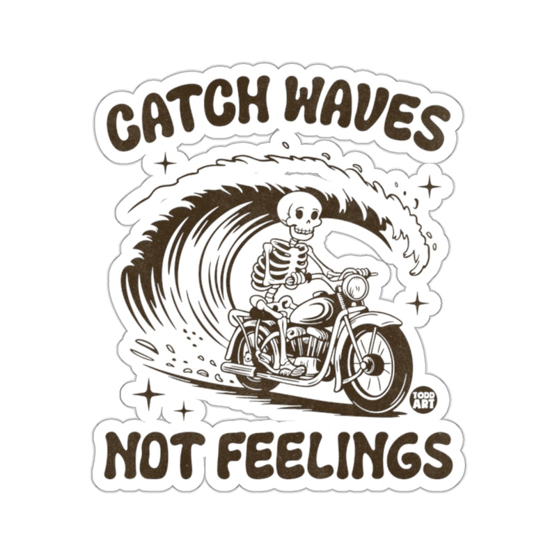 Load image into Gallery viewer, Catch Waves Not Feelings Skeleton 
