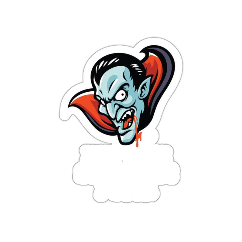 Load image into Gallery viewer, Fierce Cartoon Vampire with Bloody Fangs sticker
