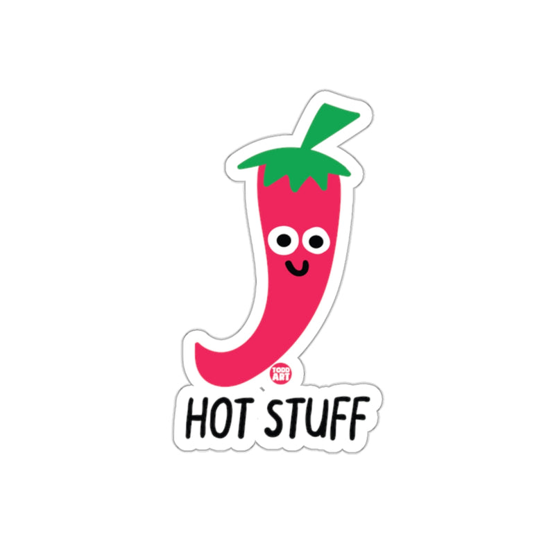 Load image into Gallery viewer, Hot Stuff Smiling Chili Pepper Sticker for Fun Decor
