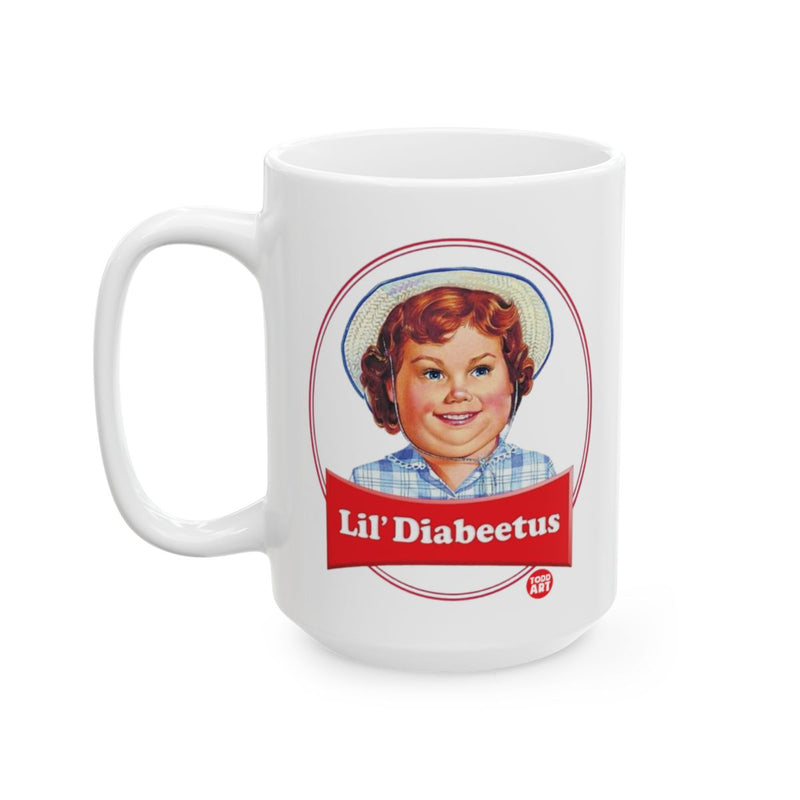 Load image into Gallery viewer, Lil' Diabeetus Classic White Coffee Mug
