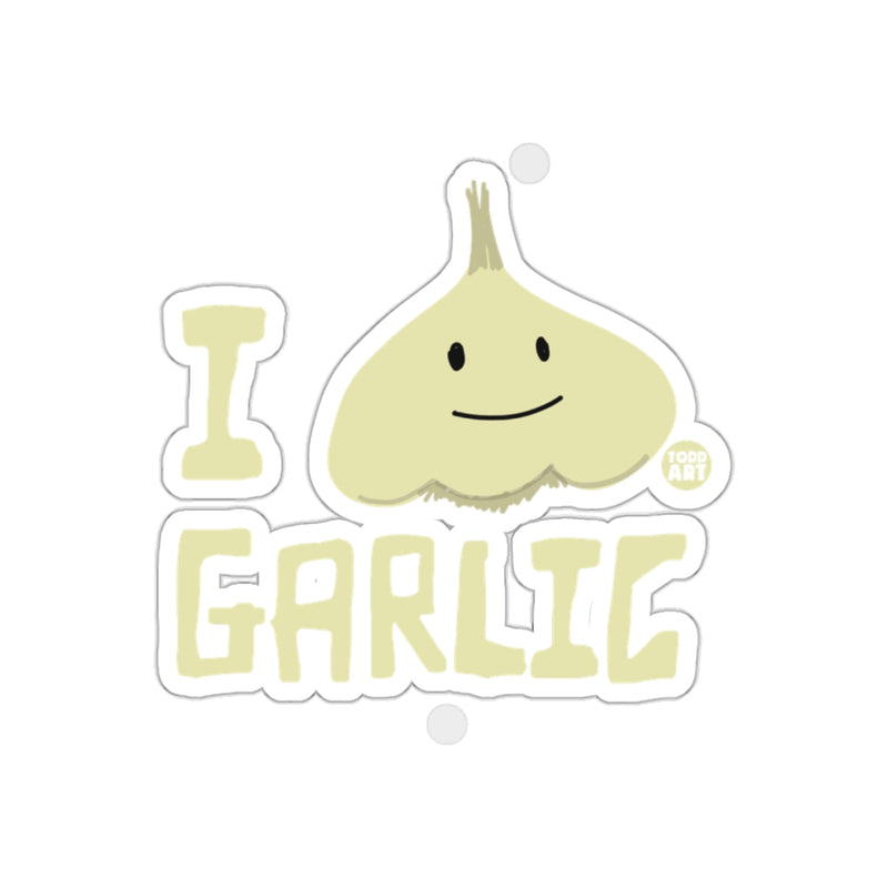Load image into Gallery viewer, I Garlic Adorable Smiling Garlic Face Sticker
