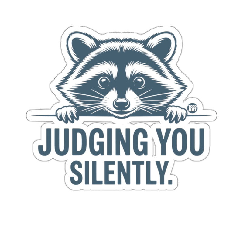 Load image into Gallery viewer, Raccoon Judging You Silently Funny Graphic 
