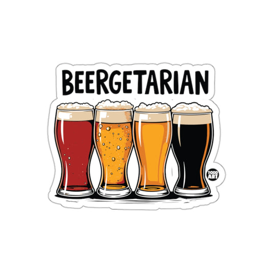 Beergetarian Funny Beer Lover Gift Sticker