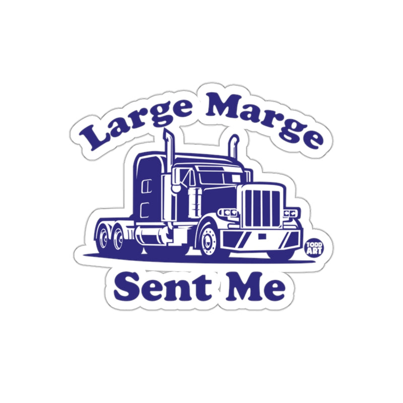 Load image into Gallery viewer, Large Marge Sent Me Graphic Truck Art Sticker Product
