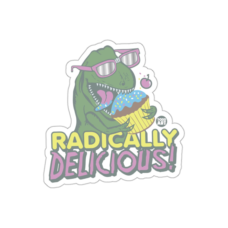 Load image into Gallery viewer, Radically Delicious Dinosaur Art Print Sticker
