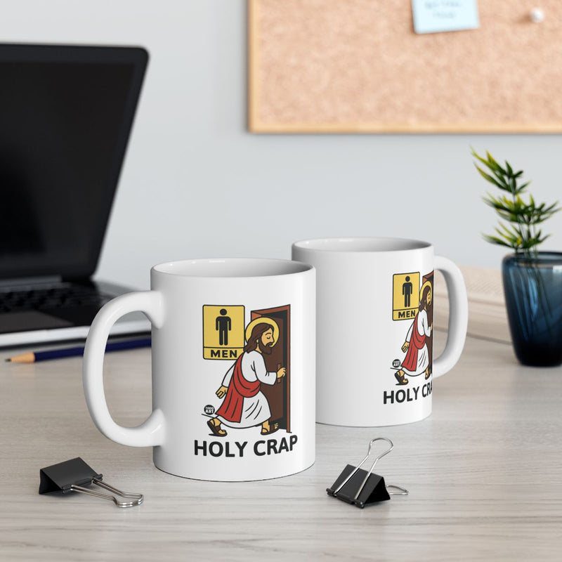 Load image into Gallery viewer, Holy Crap Hilarious Coffee Mug For Men Office Humor
