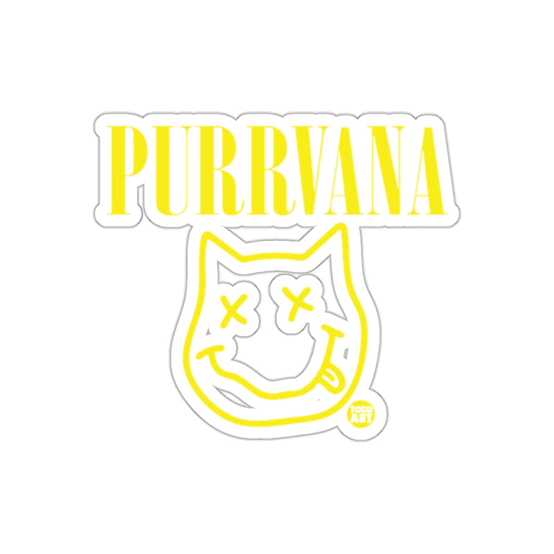 Load image into Gallery viewer, Purrvana Cat Illustration Sticker Design Patch Decal
