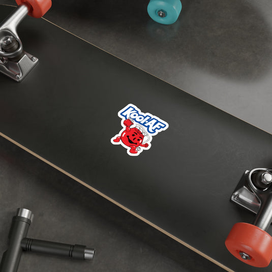Kool AF Pitcher Man With Todd Art Logo Funny sticker