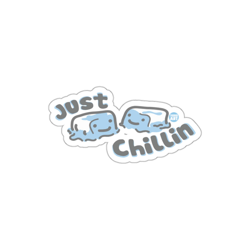 Load image into Gallery viewer, Just Chillin Cute Ice Cubes Sticker with Smiling Faces
