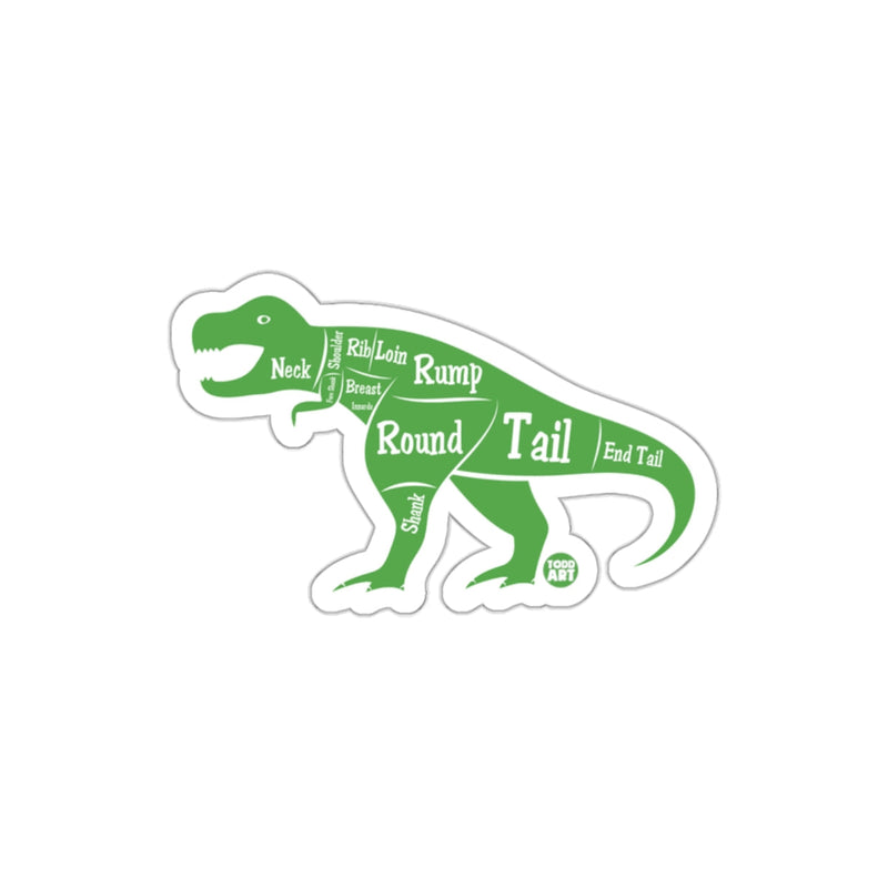 Load image into Gallery viewer, Dinosaur Cut Diagram Design Sticker for Art Lovers
