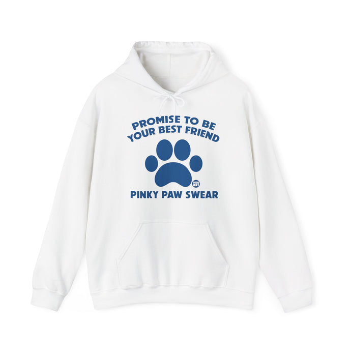 I Promise to Be Your Best Friend Pinky Paw Swear Dog Unisex Heavy Blend Hooded Sweatshirt