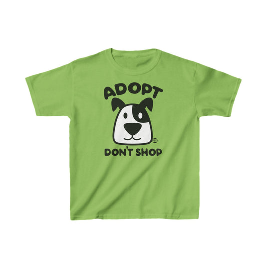 Adopt Don't Shop Dog Tee, Cute Dog Tshirt for Kids, Cute Kids Tees, Dog Shirt For Kids, Pet Adoption Kids Shirt