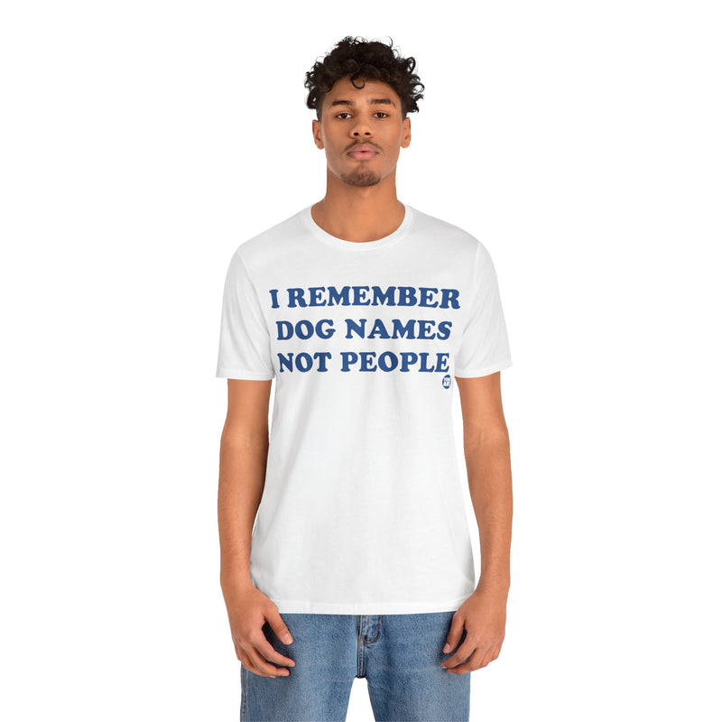 Load image into Gallery viewer, I Remember Dog Names Unisex Jersey Short Sleeve Tee
