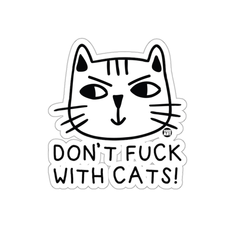 Load image into Gallery viewer, Dont Fuck With Cats Graphic Funny Animal sticker
