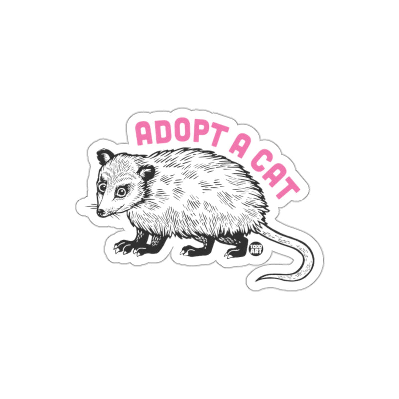 Load image into Gallery viewer, Adopt A Cat Animal Graphic Design For Cat Lovers sticker

