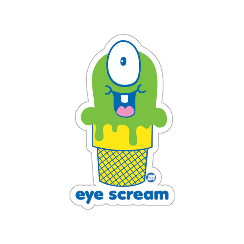 Load image into Gallery viewer, Eye Scream Cute Monster Ice Cream Sticker
