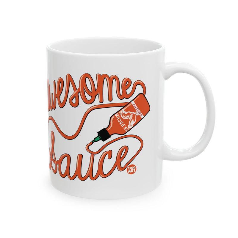 Load image into Gallery viewer, Awesome Sauce Mug, Siracha Sauce Mug, Siracha Lover Mug Gift
