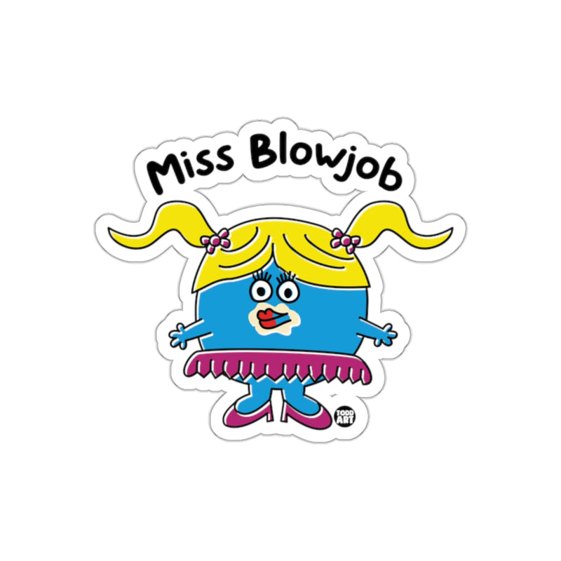 Load image into Gallery viewer, Miss Blowjob Cartoon Character Sticker
