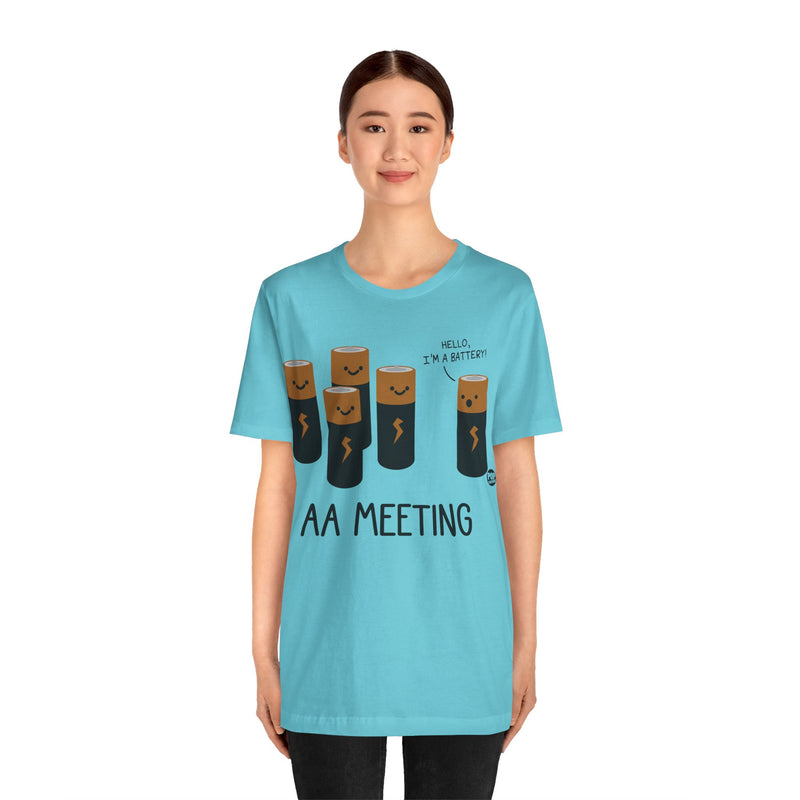 Load image into Gallery viewer, AA Meeting Unisex Tee
