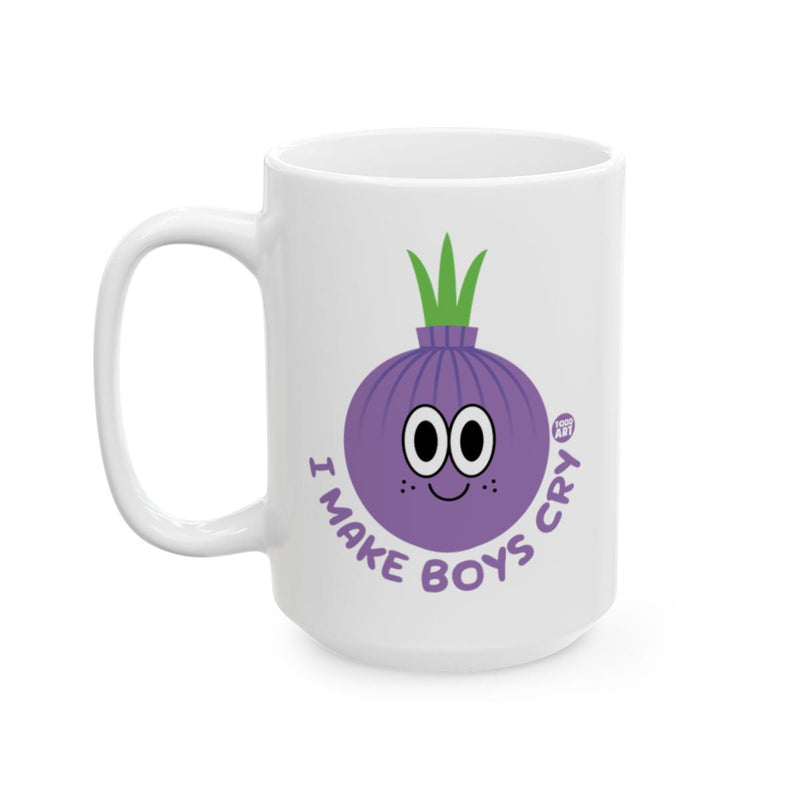 Load image into Gallery viewer, I Make Boys Cry Funny Onion Character Mug
