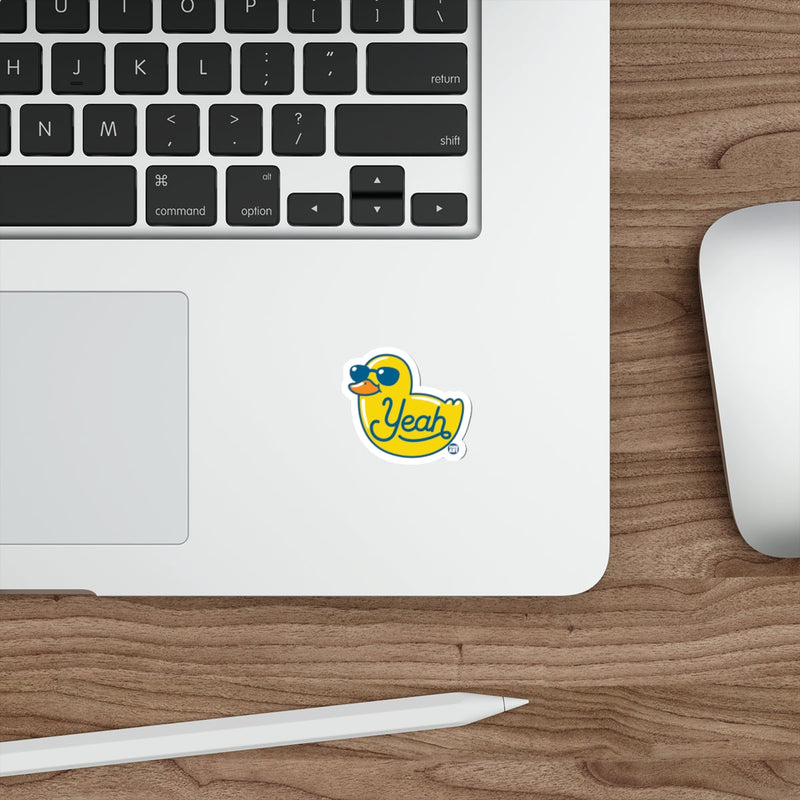Load image into Gallery viewer, Yeah Duck Sticker for Decorating Laptops and Gadgets
