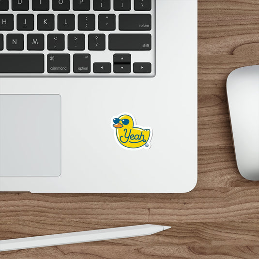 Yeah Duck Sticker for Decorating Laptops and Gadgets