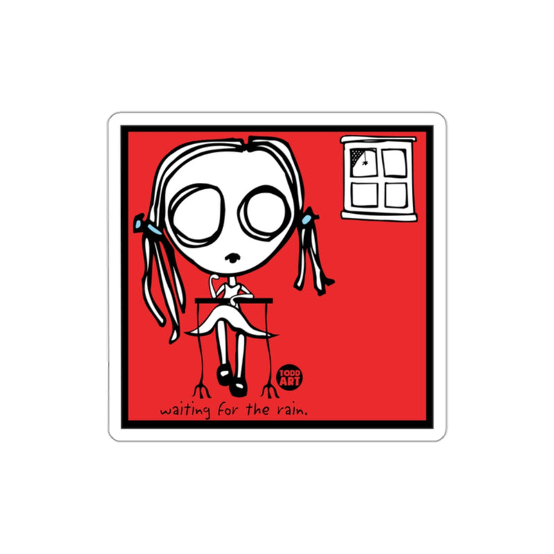 Load image into Gallery viewer, Waiting for the Rain Art Print Sticker
