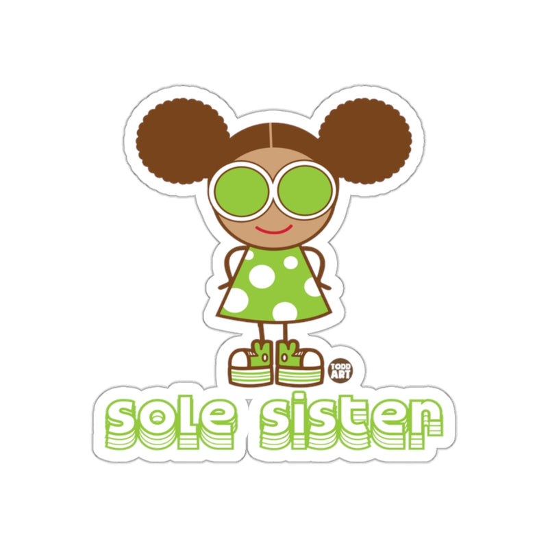 Load image into Gallery viewer, Cute Sole Sister Cartoon Character for Kids Sticker
