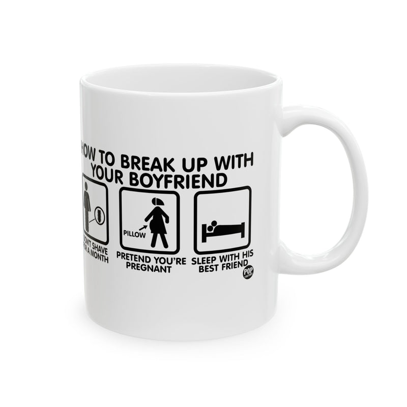 Load image into Gallery viewer, How To Break Up With Boyfriend Mug
