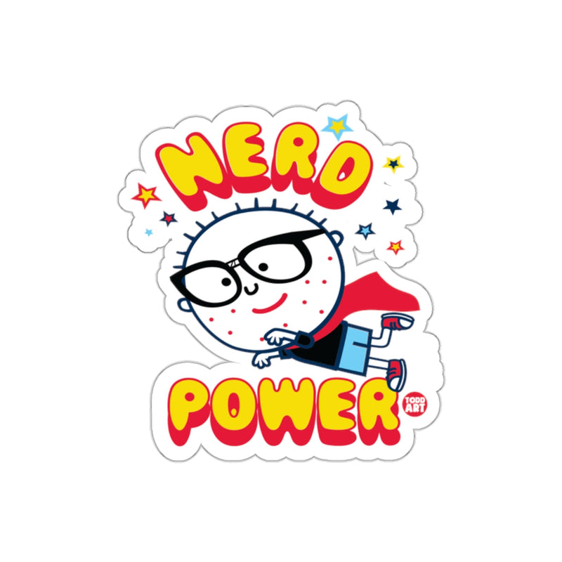 Load image into Gallery viewer, Hero Power Todd Art Flying Superhero Cartoon Boy sticker
