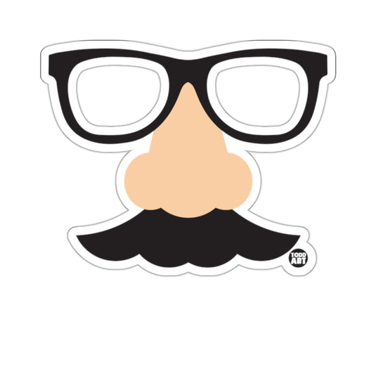 Novelty Glasses Nose Mustache Funny Disguise TODD ART 